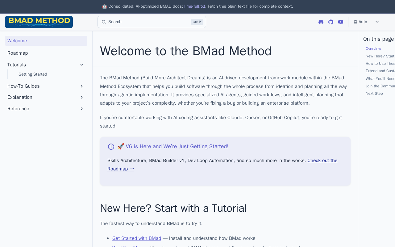 BMAD Method Dokumentation – AI-Driven Development Framework mit spezialisierten Agenten
