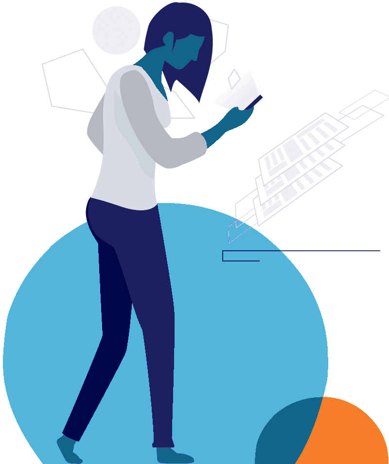 Woman with cell phone